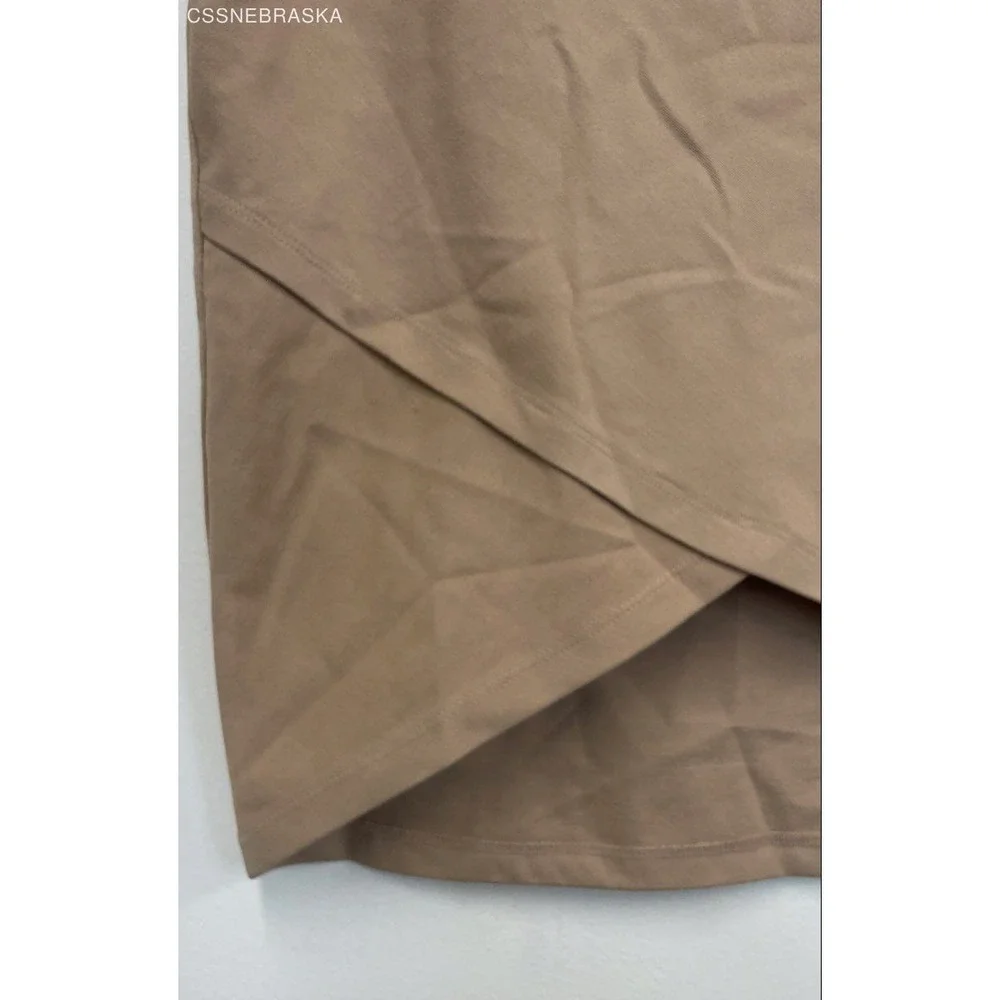 FOREVER 21 Tan Pencil Skirt Stretch Above Knee - Size‎ M